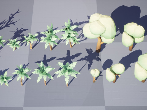 Low Poly Nature Desert Modèle 3D