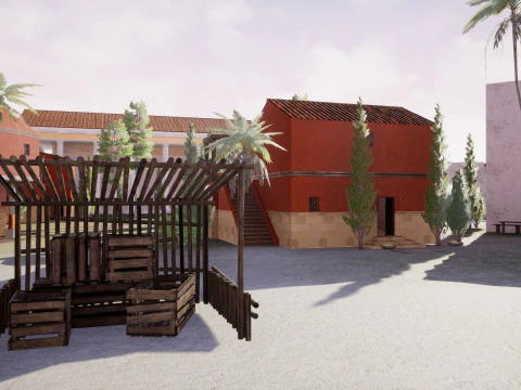 Greek Ancient Island City 3D Model
