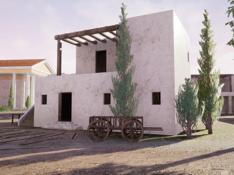 Greek Ancient Island City 3Dモデル