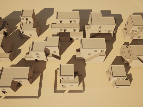 Ancient desert house 3D Model