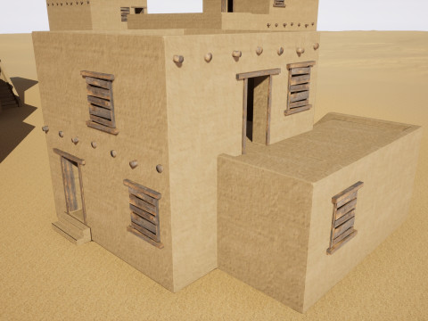 Ancient desert house 3D Model