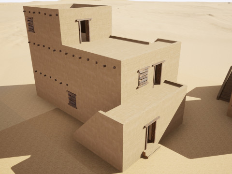 Ancient desert house 3D Model
