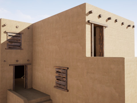Ancient desert house 3D Model