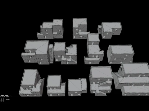 Ancient desert house 3D Model