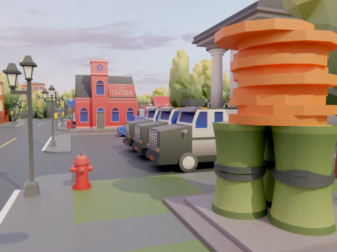 Low Poly Town Asset Pack 3D Model