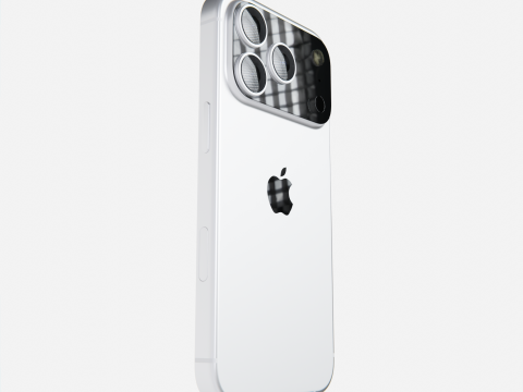 Apple iPhone 17 Pro White 3D 模型