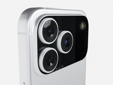 Apple iPhone 17 Pro White 3D 模型