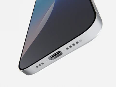 Apple iPhone 17 Pro White 3D Model