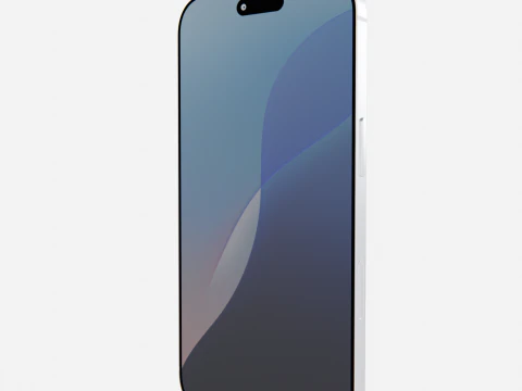 Apple iPhone 17 Pro White 3D Model