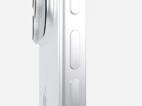 Apple iPhone 17 Pro White 3D Model