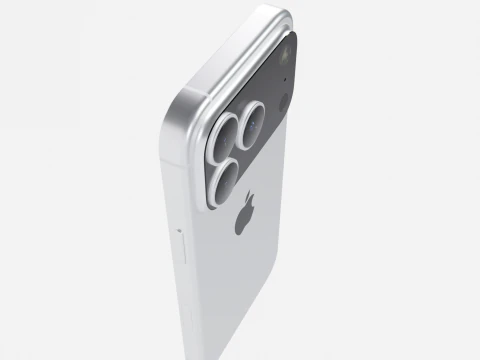 Apple iPhone 17 Pro White 3D Model