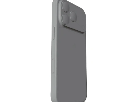 Apple iPhone 17 Pro White 3D Model