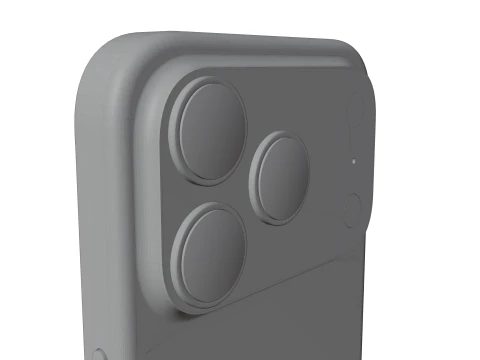 Apple iPhone 17 Pro White 3D Model