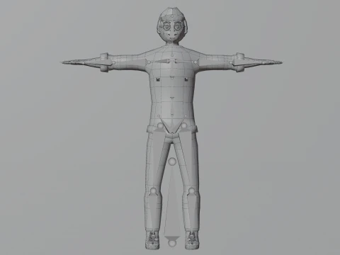 Casual Characters Pack 1 3D Model