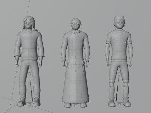 Stylized Characters Pack 2 3D 模型