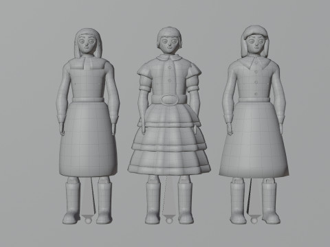 Stylized Characters Pack 2 3D 模型