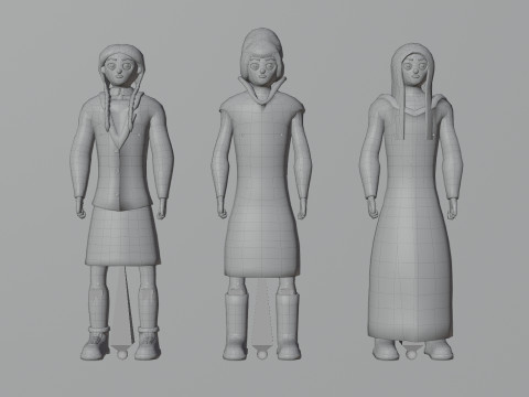 Stylized Characters Pack 2 3D 模型