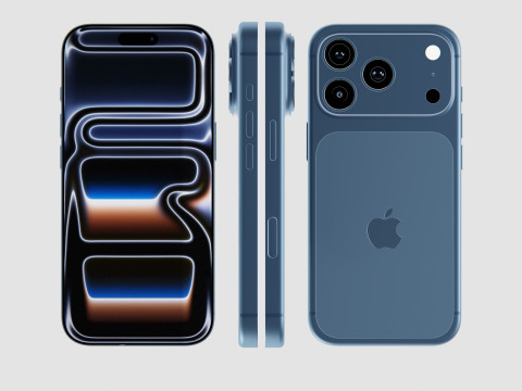 Apple IPhone 17 iPhone 17 Air iPhone 17 Pro iPhone 17 Pro Max 3D 模型