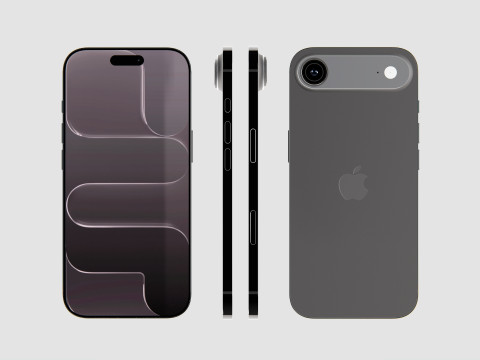 Apple IPhone 17 iPhone 17 Air iPhone 17 Pro iPhone 17 Pro Max 3D 模型
