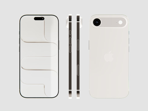 Apple IPhone 17 iPhone 17 Air iPhone 17 Pro iPhone 17 Pro Max 3D 模型