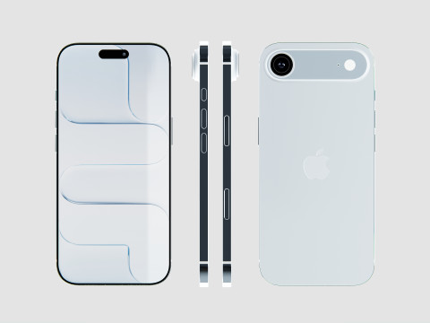Apple IPhone 17 iPhone 17 Air iPhone 17 Pro iPhone 17 Pro Max 3D 模型
