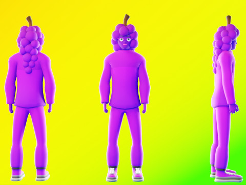 Low Poly Stylized Characters Pack 5 3D Model