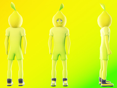 Low Poly Stylized Characters Pack 5 3D Model