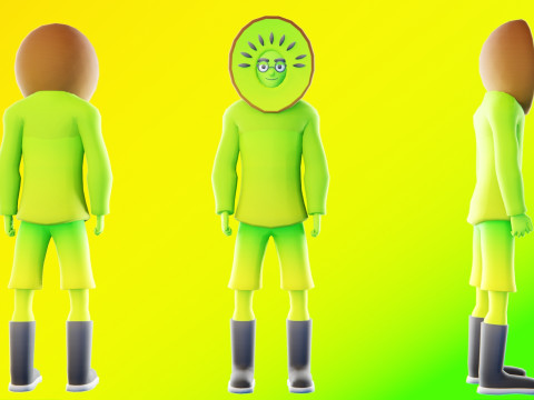 Low Poly Stylized Characters Pack 5 3D Model