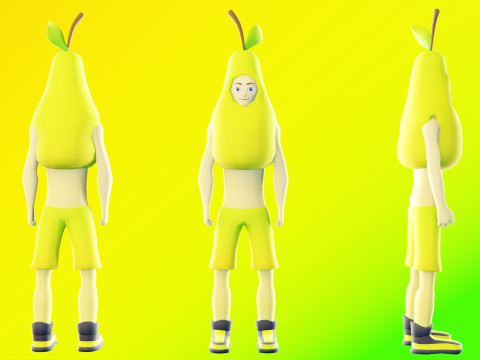 Low Poly Stylized Characters Pack 5 3D Model