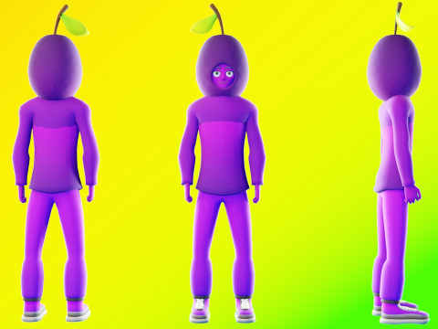 Low Poly Stylized Characters Pack 5 3D Model