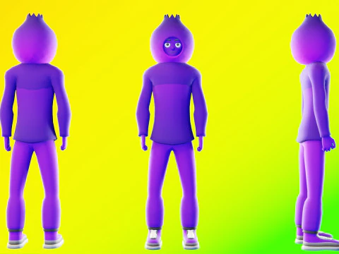 Paquete de personajes casuales 5 Modelo 3D