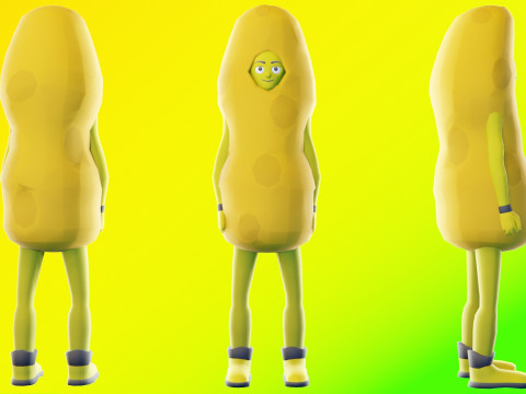 Low Poly Stylized Characters Pack 5 3D Model