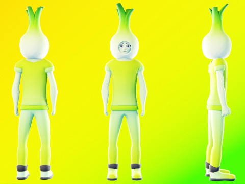 Low Poly Stylized Characters Pack 5 3D Model