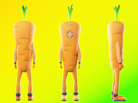 Low Poly Stylized Characters Pack 5 3D Model