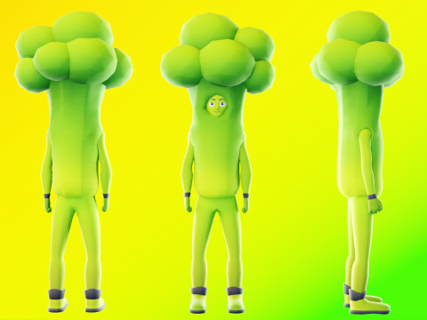 Low Poly Stylized Characters Pack 5 3D Model
