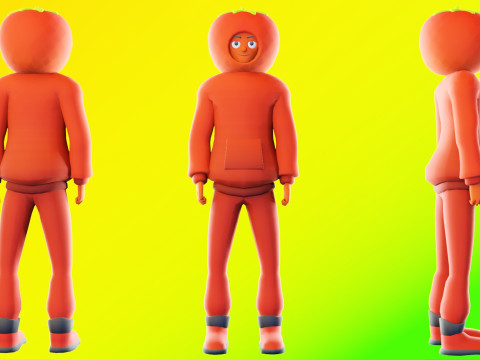Low Poly Stylized Characters Pack 5 3D Model