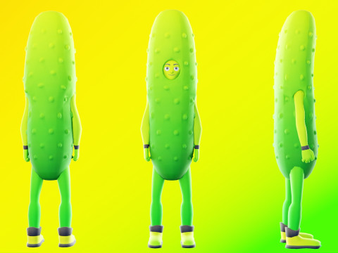Low Poly Stylized Characters Pack 5 3D Model