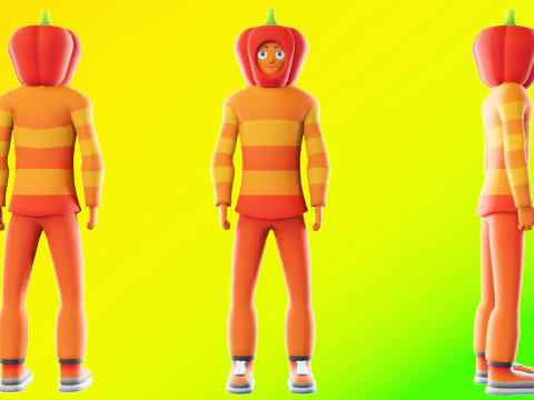 Paquete de personajes casuales 5 Modelo 3D
