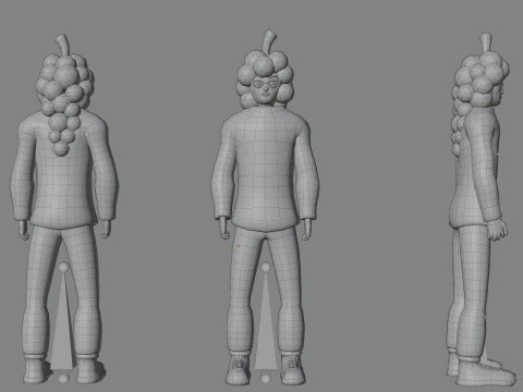 Low Poly Stylized Characters Pack 5 3D Model