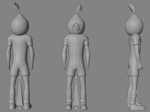 Paquete de personajes casuales 5 Modelo 3D