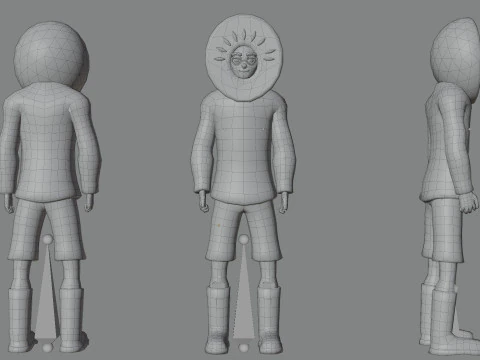 Paquete de personajes casuales 5 Modelo 3D