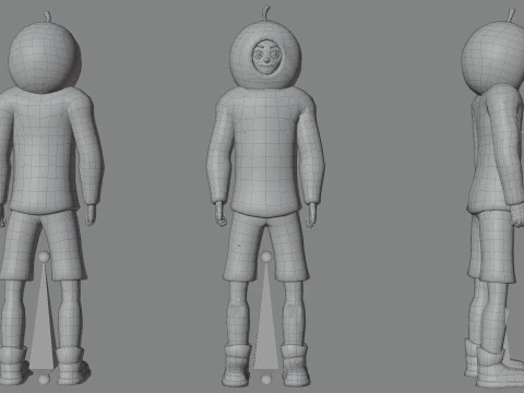 Paquete de personajes casuales 5 Modelo 3D