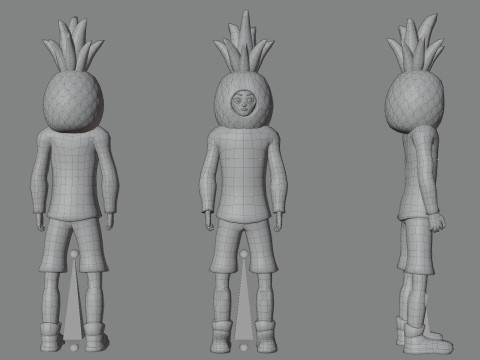 Low Poly Stylized Characters Pack 5 3D Model