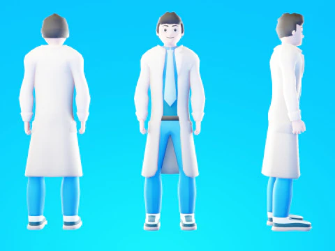 Casual Characters Pack Lite 3D Model