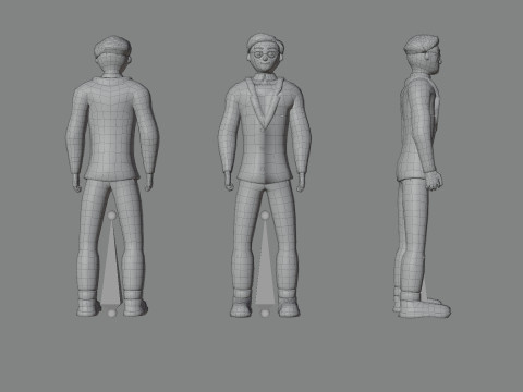 Low Poly Stylized Characters Pack FREE Modelo 3D