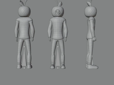 Casual Characters Pack Lite 3D Model