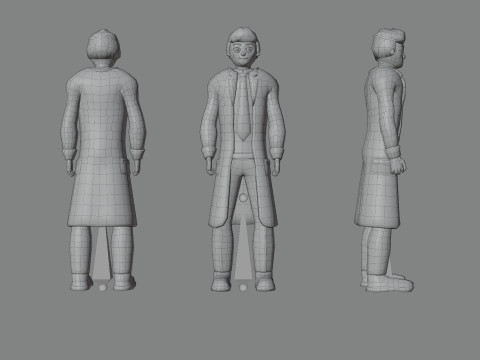 Low Poly Stylized Characters Pack FREE Modelo 3D
