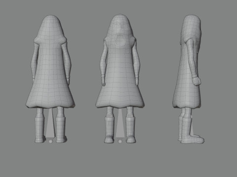 Low Poly Stylized Characters Pack FREE Modelo 3D