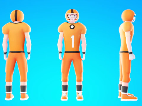 Casual Characters Pack 6 3D Model