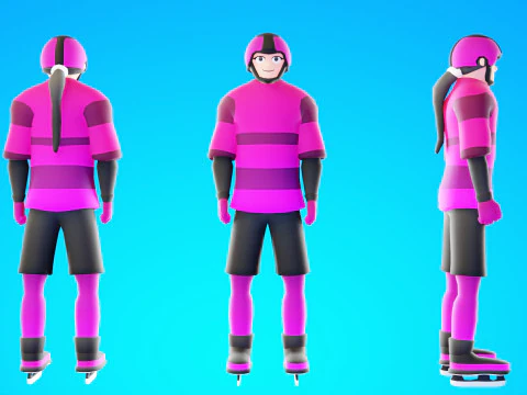 Casual Characters Pack 6 3D Model